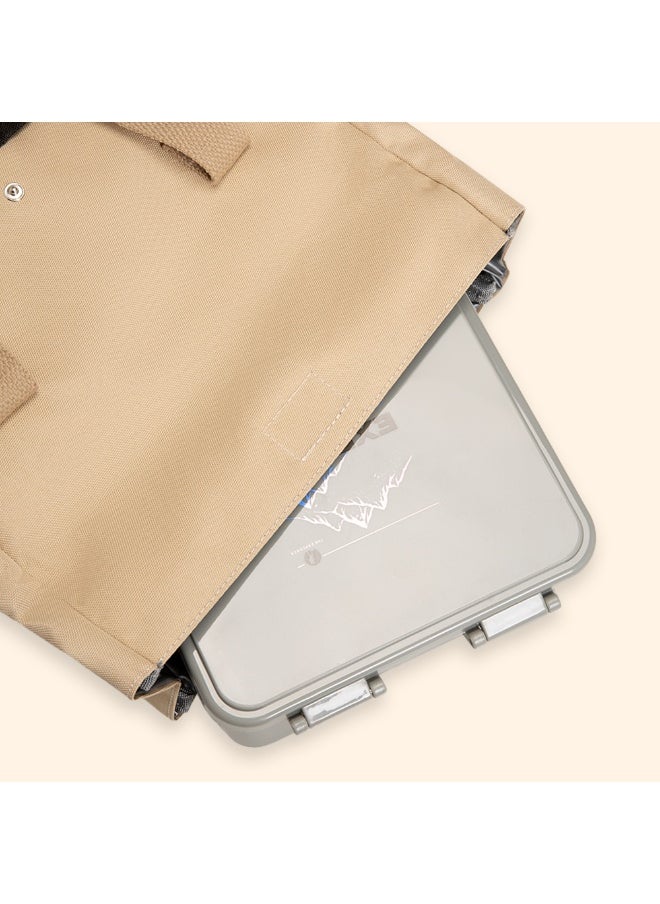 HYDROBREW Hydrobrew Lunch Bag - Beige  - Image 3