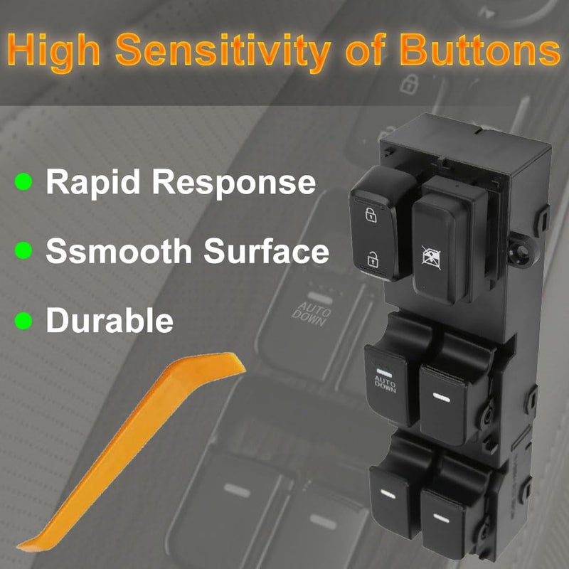 TINJO Front Left Power Window Switch for Kia Optima - Image 5