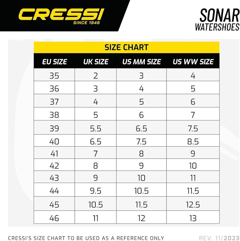 كريسي أحذية CRESSI Sonar للبالغين، مصنوعة من قماش مثقوب بدقة عالية. - Image 5