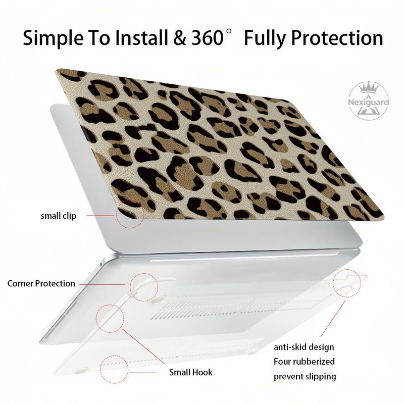 Mixed Colors Leopard Case For MacBook Air 13.6 M2 M1 Chip 2022 2023 2024 2025 - Image 4