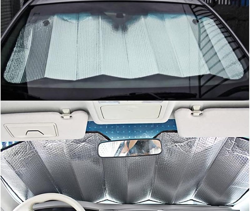 Selifaur 60x130 cm Foldable Auto Front/Rear Window Car Windshield Sun Shade for Kia Sonet - Image 4