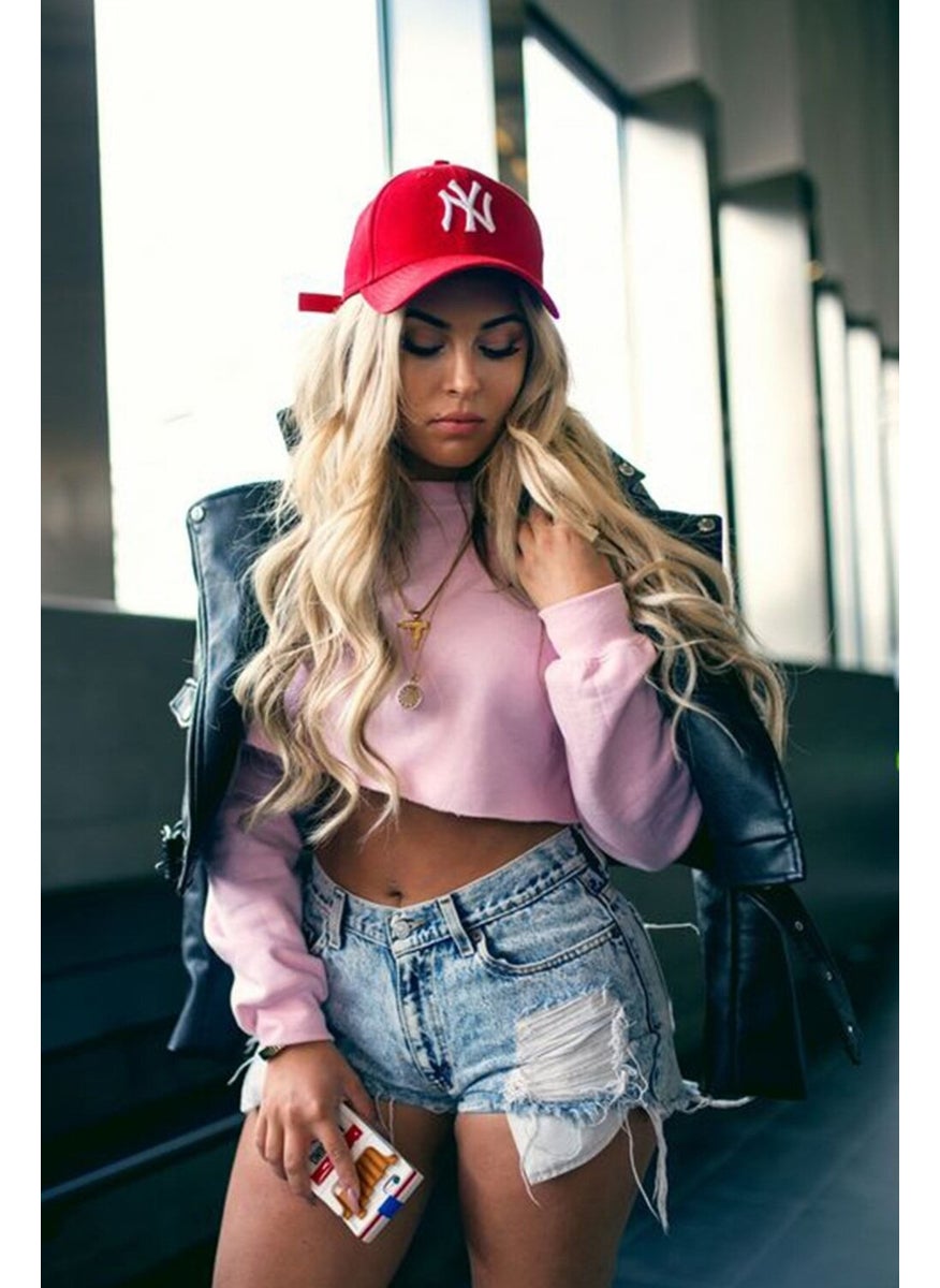 Elif Iç Giyim Elif Underwear Ny Embroidered Red Cap Hat  - Image 1