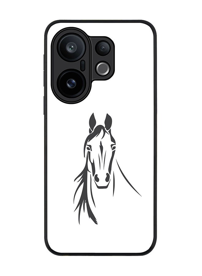 Stylizedd For vivo X200 FE / S30 Pro mini Case,Slim fit Camera Protection, Shockproof Thin Phone cover  - Arabian Stallion