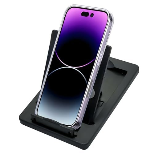 KACA Mobile Holder Smart Phone Stand, 180 Degree View, Premium Plastic Body, Wide Compatibility, Multipurpose, Anti-Skid Design (Black) - Image 5