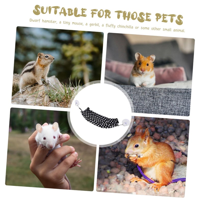 Reptile Hammock with Suction Cups Breathable Hanging Bed for Bearded Dragon Lizard Easy to Clean - Image 3