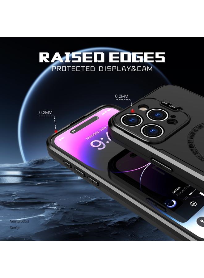 S-TOP Case For iPhone 15 Pro MagSafe Magnetic Invisible Camera Holder Phone Case - Image 5