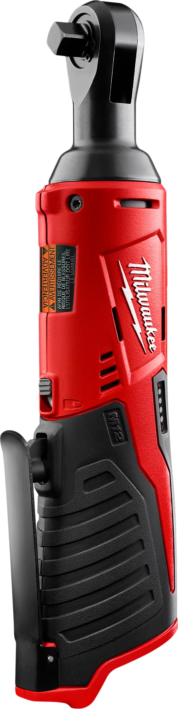 Milwaukee 245720 M12 Cordless 38 SubCompact 35 ftLbs 250 RPM Ratchet w Variable Speed Trigger