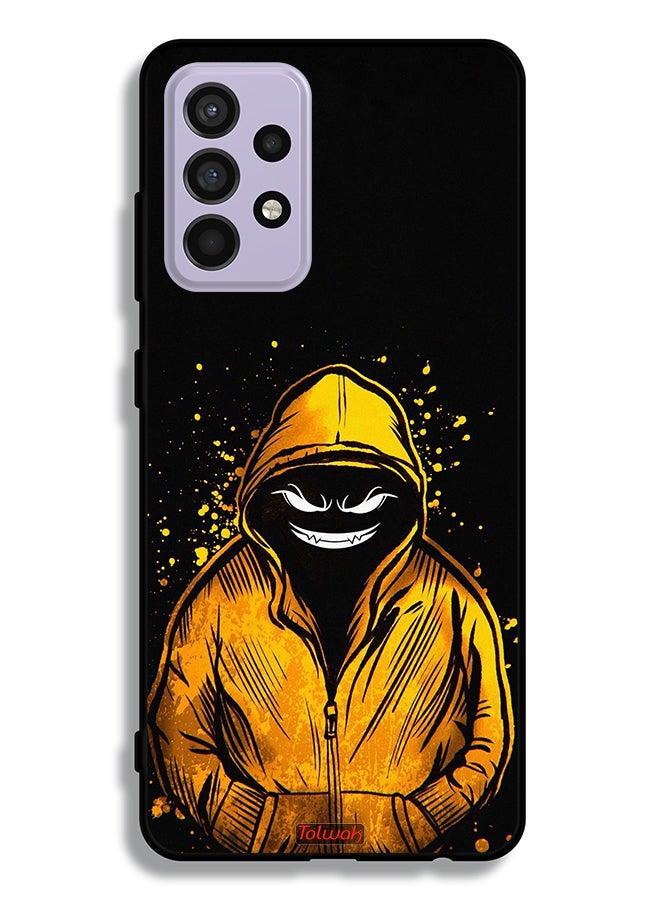 Tolwak Samsung Galaxy A52 4G Protective Case Cover Marshmallow Boy Art - Image 1