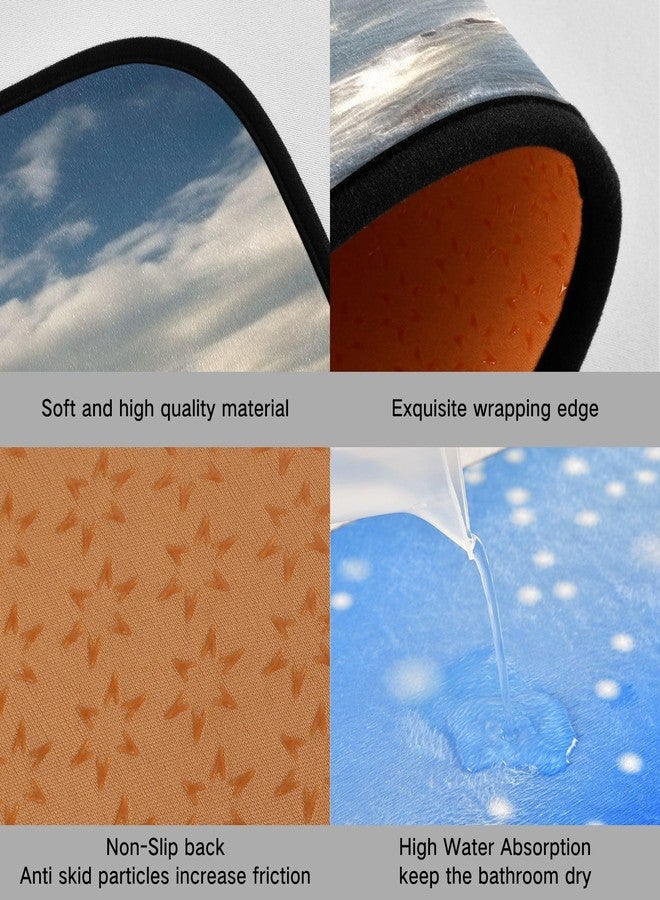 xigua Lighthouse Beach Kitchen Mat - Cushioned Anti Fatigue Kitchen Rug Set of 2, Non Slip Kitchen Mats for Kitchen, Laundry, Sink, Office - Image 2