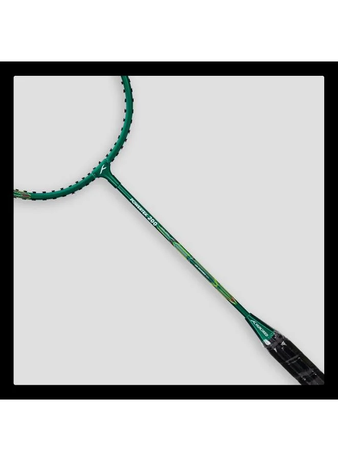 هندرد مضرب تنس الريشة باور تيك  برو جرافيت مشدود مع غطاء رأس