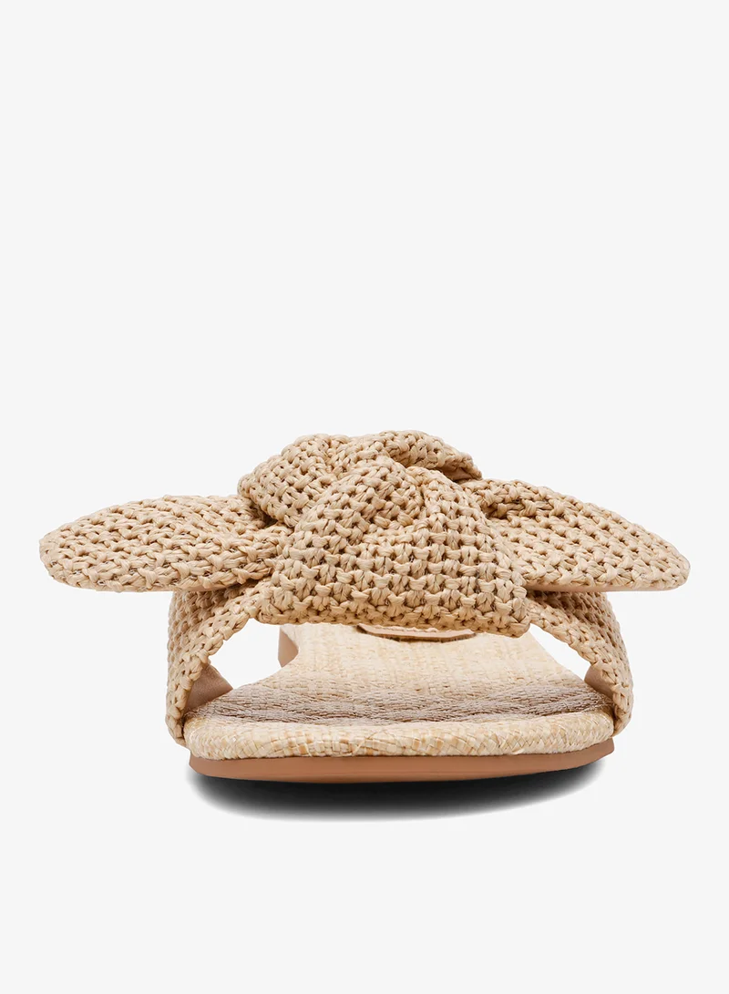 STEVE MADDEN  Bow Accent Flat Sandals for Women | Best Price UAE