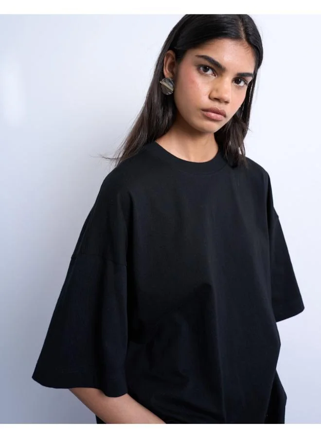 TOPSHOP Oversized Drop Shoulder T-Shirt