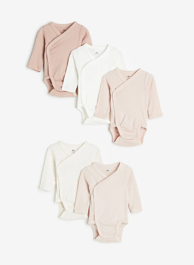 H&M Kids 5-Pack Wrapover Bodysuits