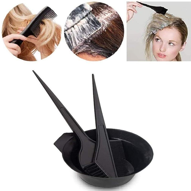 E-DUNIA Hair Colouring Tools, Hair Dyeing Tool Set, Brush Double-Sided Coloring Comb and Bowl Set Kit - Image 5