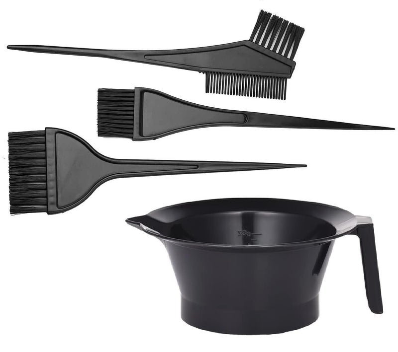 E-DUNIA Hair Colouring Tools, Hair Dyeing Tool Set, Brush Double-Sided Coloring Comb and Bowl Set Kit - Image 1