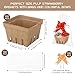 Yaomiao 100 Pcs Natural Pulp Fiber Berry Basket with 100 Clear Plastic Bag 100 Colorful Pull Bow Farmers Market Harvest Basket Berry Strawberry Containers for Birthday Gift Wrapping - Image 4