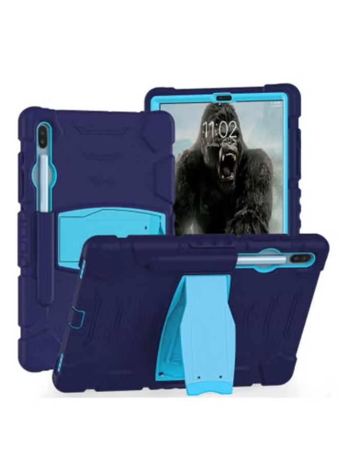 Gulflink Back Cover Protect Case for SAMSUNG Tab S6 T860/T865/T867 10.5 inch Navy-Blue and Blue - Image 2