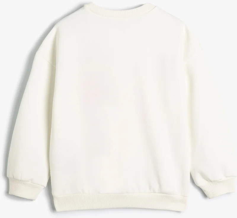 كوتون Smileyworld® Sweatshirt Licensed Raised Long Sleeve Crew Neck