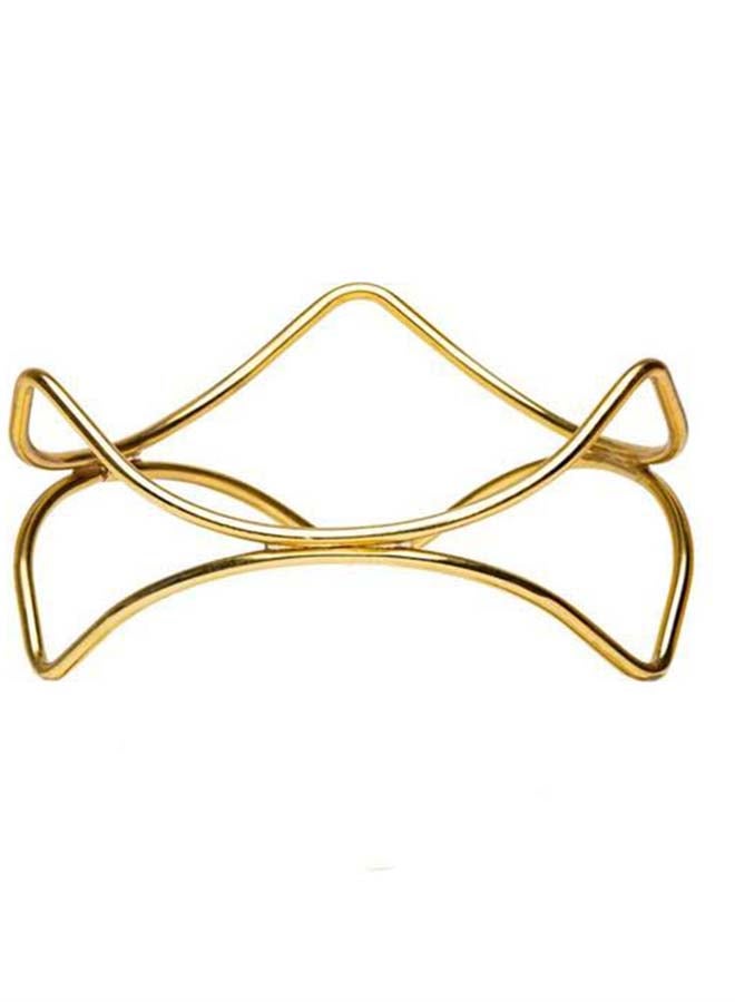 حامل بوفيه مضاد للانزلاق باللون الذهبي 21x21x10-6-