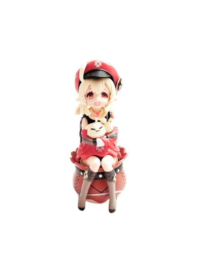 Behalf Of Spark Knight Keli Figure Game Peripheral GK Coffee Shop Dessert Doll Ornament Model-Color:Sitting Coli  Bagged  - Image 1