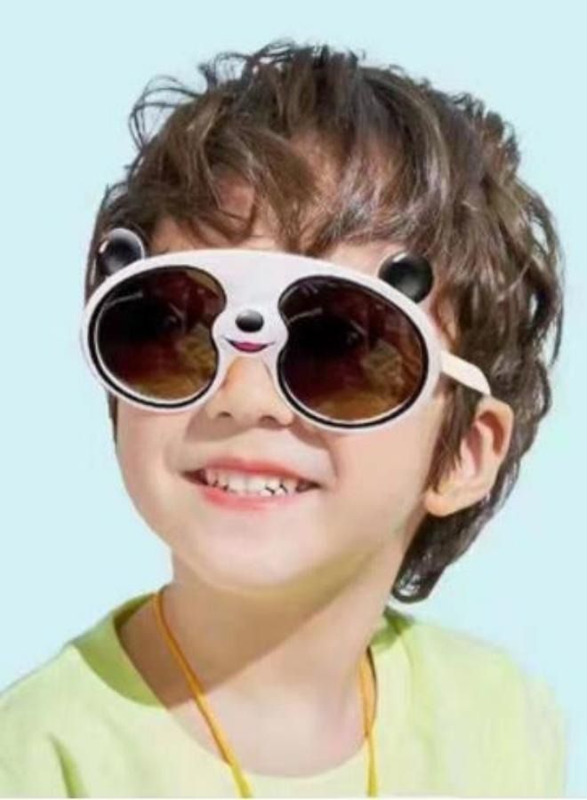 Polarized Kids Sunglasses UV Protection Baby Cartoon animal Sun Glasses with Flexible TPEE Silicone Frame for Boys Girls and Children Age 3-12 - Image 1
