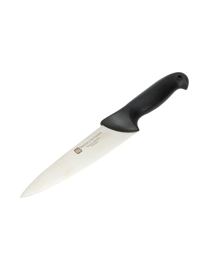 Restaurantware Sensei 8 Inch Chef Knife, 1 With Colored Coded Pins Kitchen Knife - High-Carbon, Stain-Resistant, Black German Steel Meat Knife, Ergonomic Handle, - Image 2