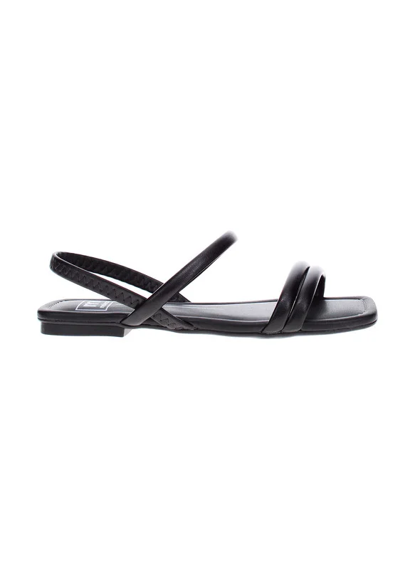 Moleca Moleca Ladies Flat Sandals Black | Made In Brazil