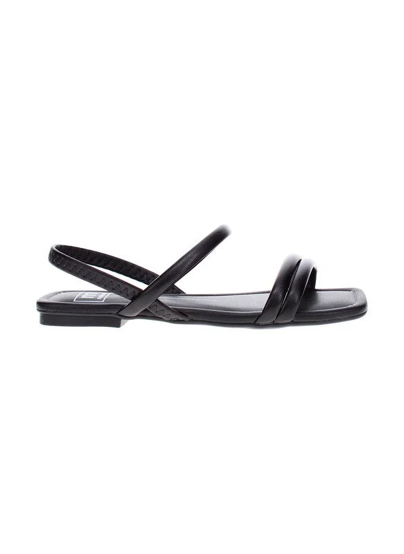 Moleca Ladies Flat Sandals Black | Made In Brazil