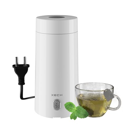 XECH Portable Electric Kettle 300ml | Mini Electric Kettles for Hot Water | Small Travel Kettle with In-Built Cable | Bottle-Shaped Kettle for Tea, Coffee | Travel Accessories (Hydroboil Mini) - Image 1