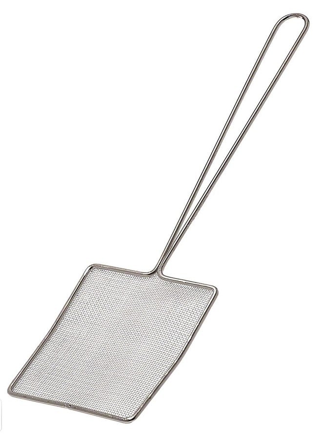 Browne Foodservice Browne 5" Nickel-Plated Fine Mesh Skimmer - Image 2