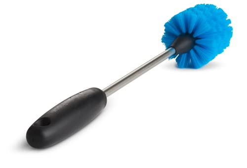 Hydro Flask Bottle Brush – Water Bottle Cleaning Tool with Silicone Scrubber Handle Pacific Blue - Image 3