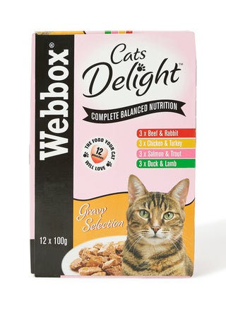 Cats Delight Adult Food Gravy Selection