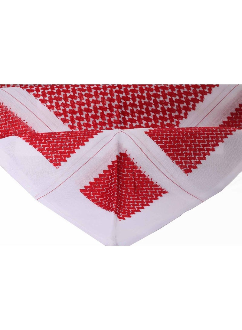 Dilbaro Modern Shemagh in Pomegranate Red - Image 4