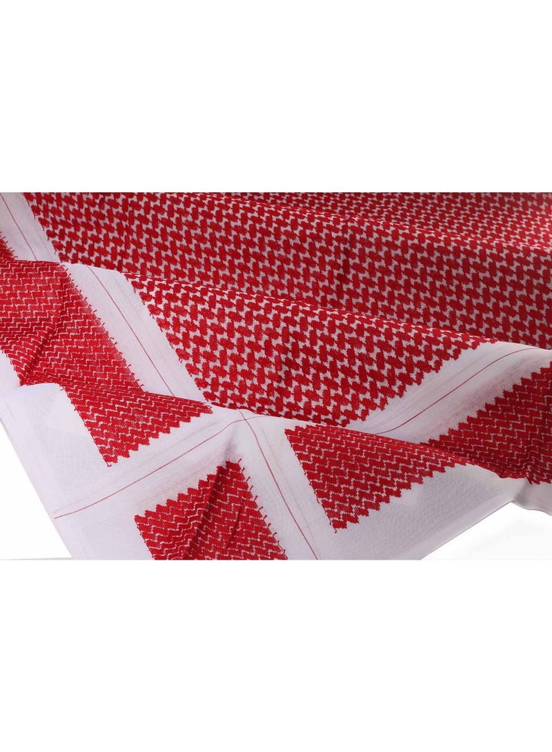 Dilbaro Modern Shemagh in Pomegranate Red - Image 5
