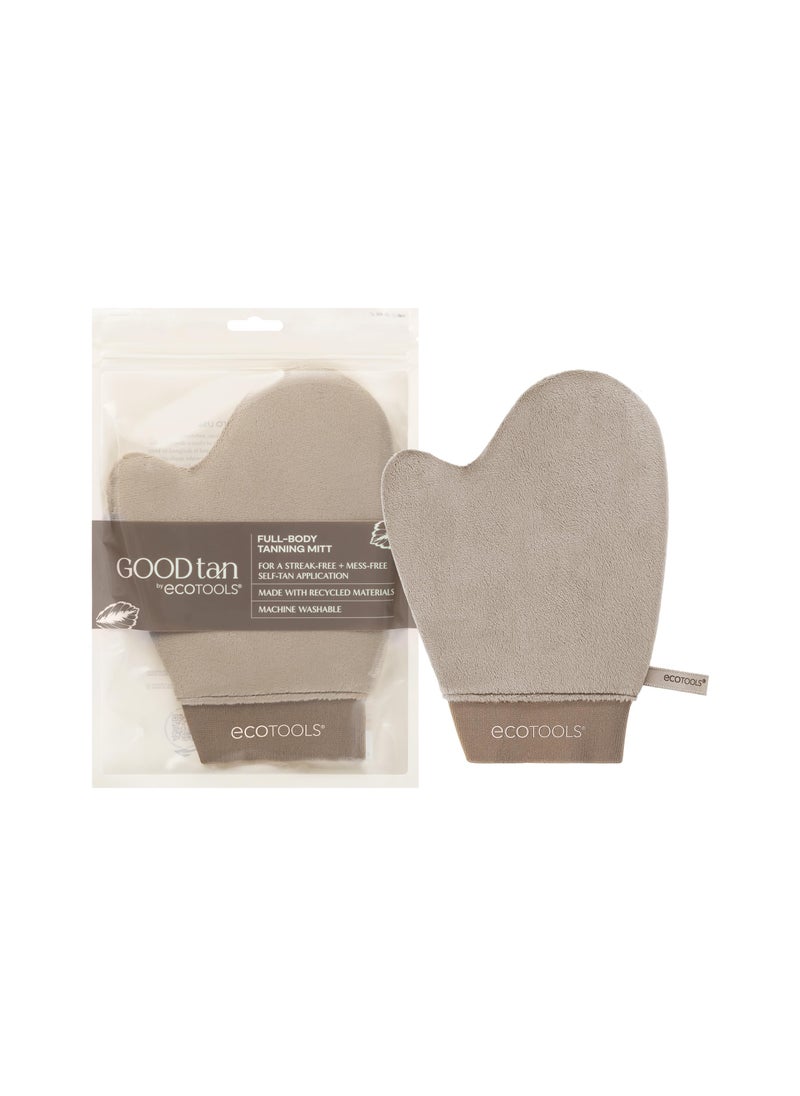 Ecotools EcoTools Good Tan FullBody Tanning Mitt For SelfTan Application Use Self Tanning Mitt With Tanning Mousse Lotions  Tanning Waters Eco Friendly Self Tan Mitt Vegan  CrueltyFree 1 Count 