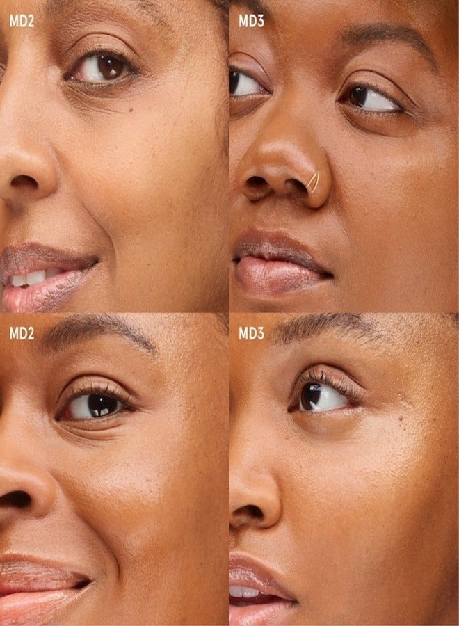 Glossier Stretch Liquid Foundation – Buildable Coverage,    Medium Deep 3 - neutral base tone 30ml - Image 5