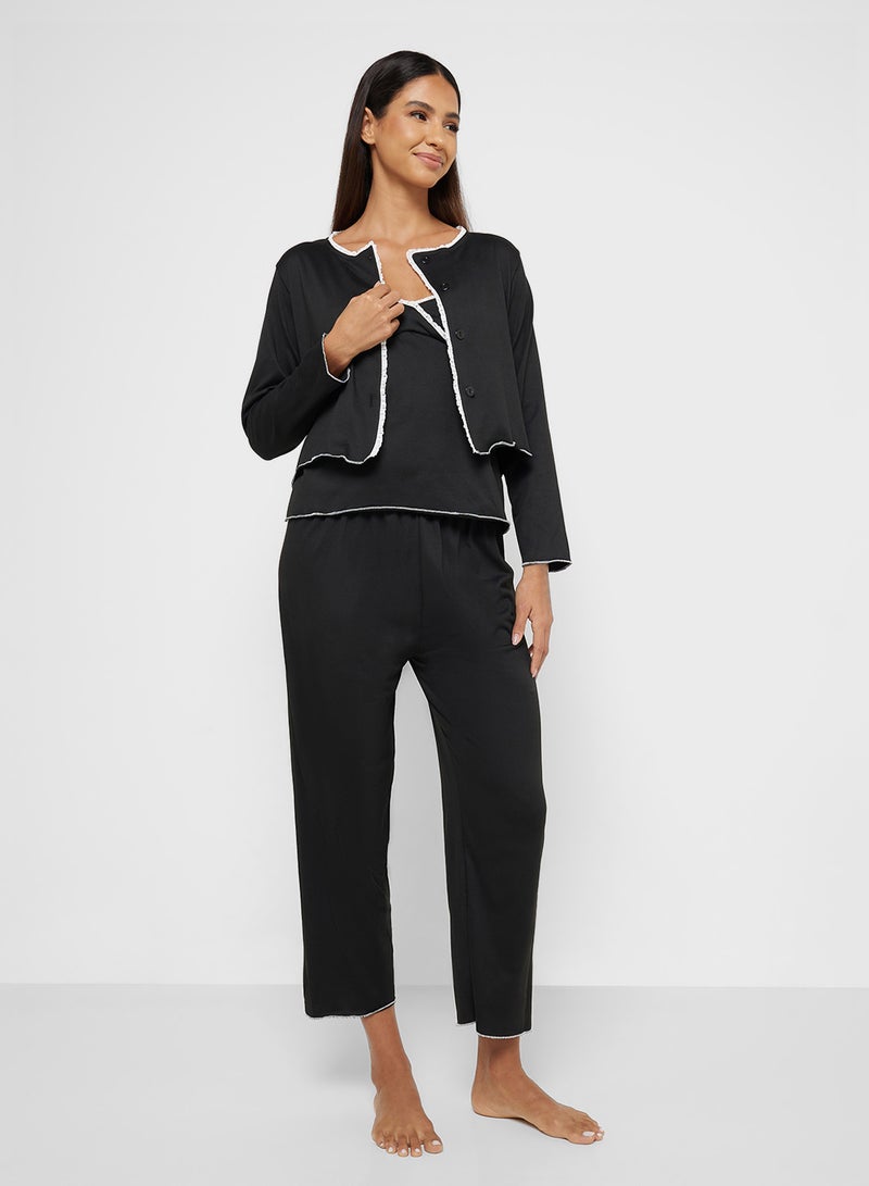 ELLA 3 Piece Pyjama Set - Image 1