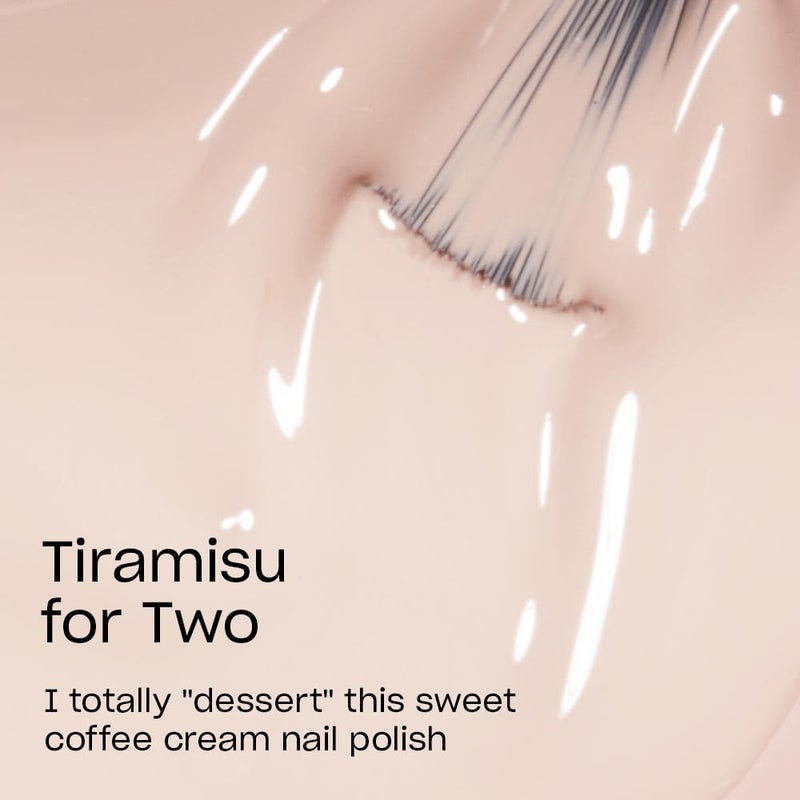 OPI Nail Lacquer Tiramisu for Two | Opaque Soft Brown CrÃ¨me Chip Resistant Nail Polish | Vegan, Fast Drying, Streak Free - Image 2