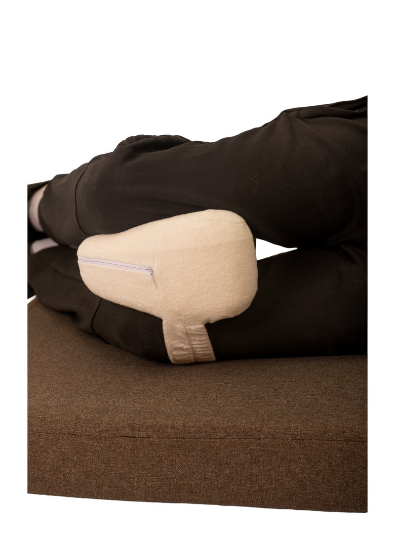 move Knee Pillow for Side Sleeping – Memory Foam - Image 3
