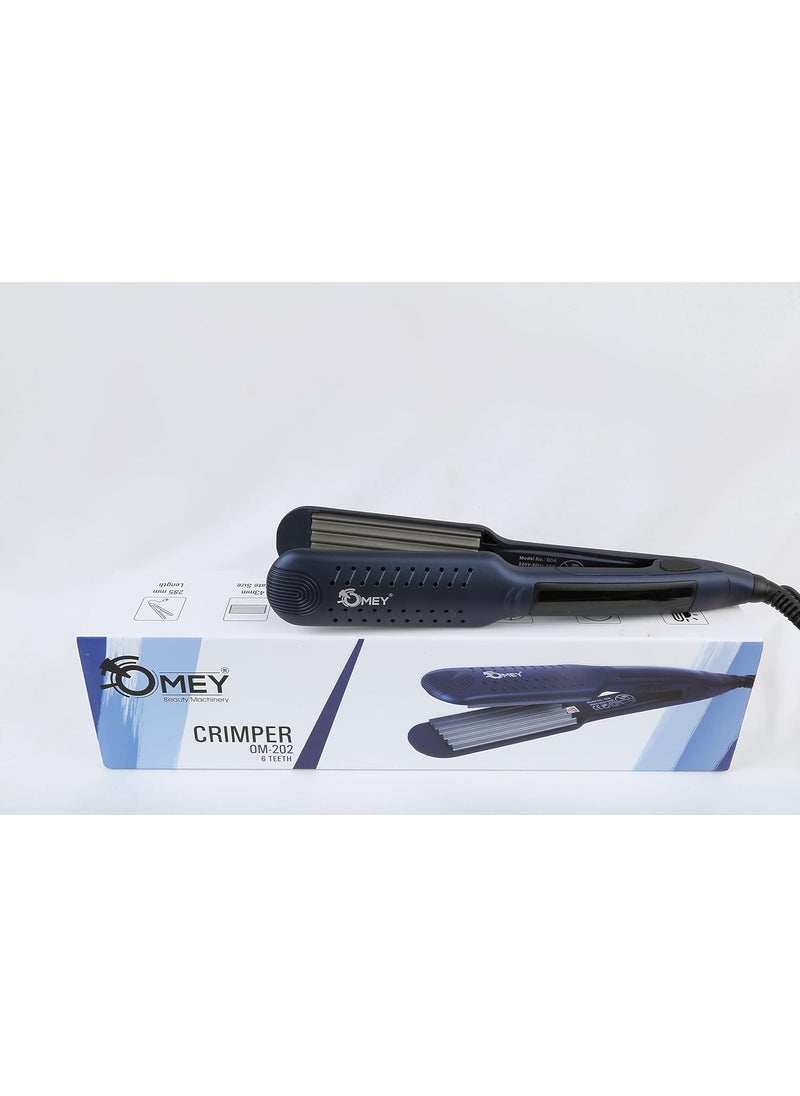 omey OMEY Hair Crimper Tool Plate Size 43Mm With 6 Teeth Multi  - Image 4