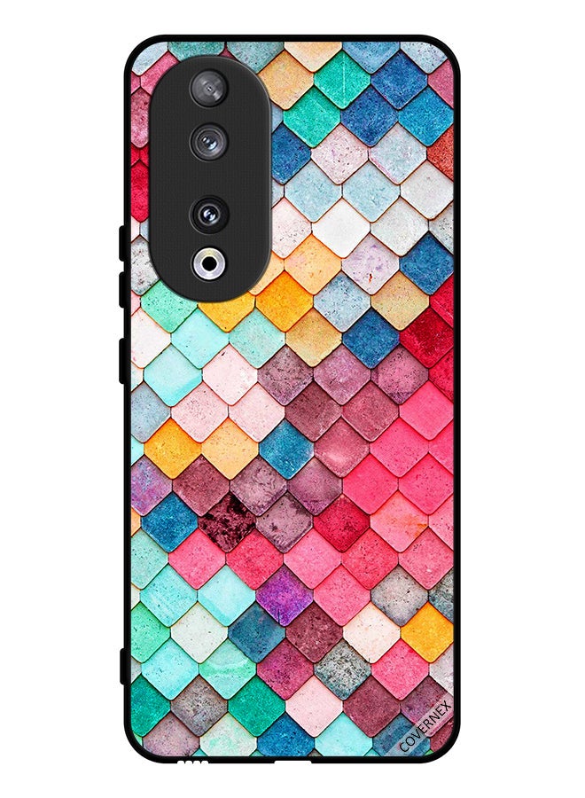 Covernex Protective Case Cover For Honor 90 Diamond Square Shape Pattern - Image 1