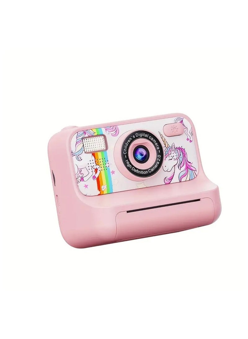 BlueFire Kids Instant Print Camera | 1080P HD Dual-Lens Digital Selfie Camera with 2.4" IPS Screen, Instant Thermal Printing, 4000W Photo Resolution, MP3 Player, Games, Filters & Frames, Rechargeable Battery, Perfect Gift for Boys & Girls - Image 2