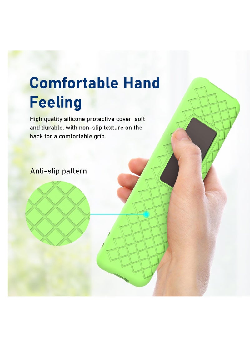 Excefore Remote Case for New BN59-01432J BN59-01432A BN59-01432 2023 Samsung Smart TV Solar Panel Remote Green Cover Protector Glow in Dark, green - Image 3