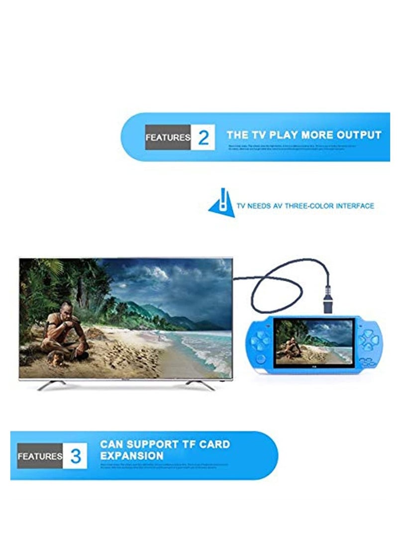 X6 Game Console 4.3 Inch Screen 8GB Handheld Game Player Built-in 128 Games - Image 3