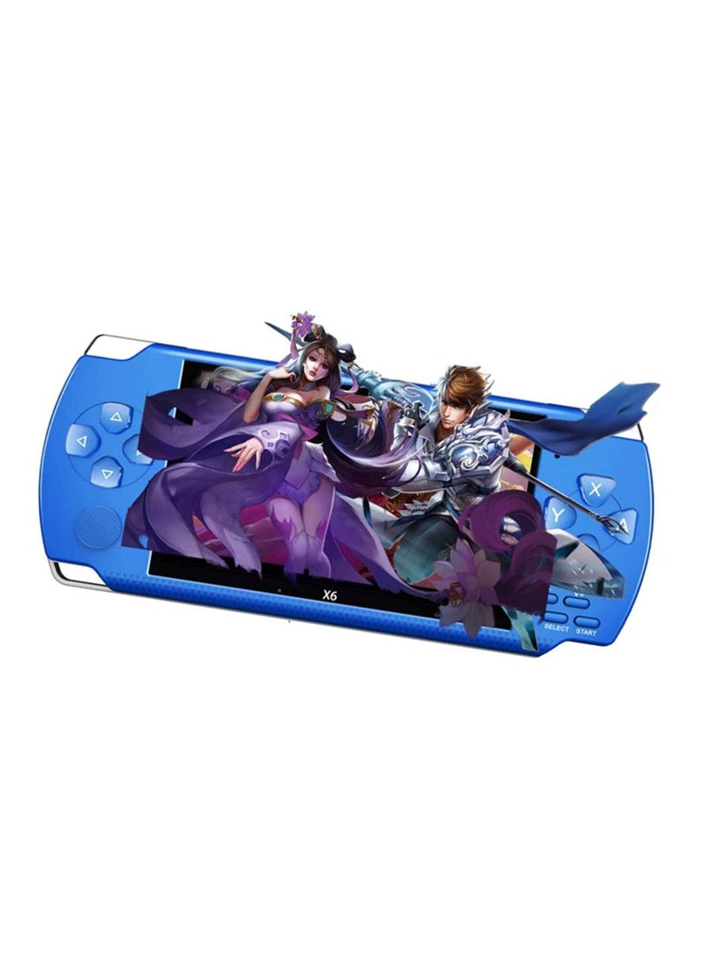 X6 Game Console 4.3 Inch Screen 8GB Handheld Game Player Built-in 128 Games - Image 1