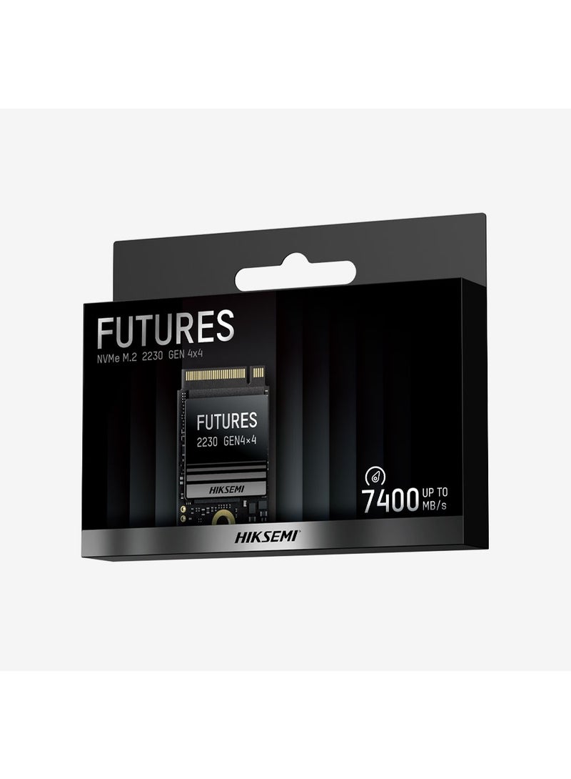 Hiksemi 2048GB FUTURES PCIe Gen 4.0 M.2 2230 SSD upto 7450/MBs Read.6750/MBs Write - Image 1