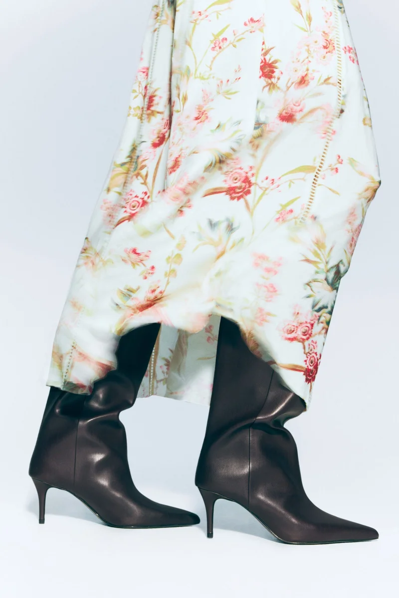 اتش اند ام بوت بطول يصل للركبة