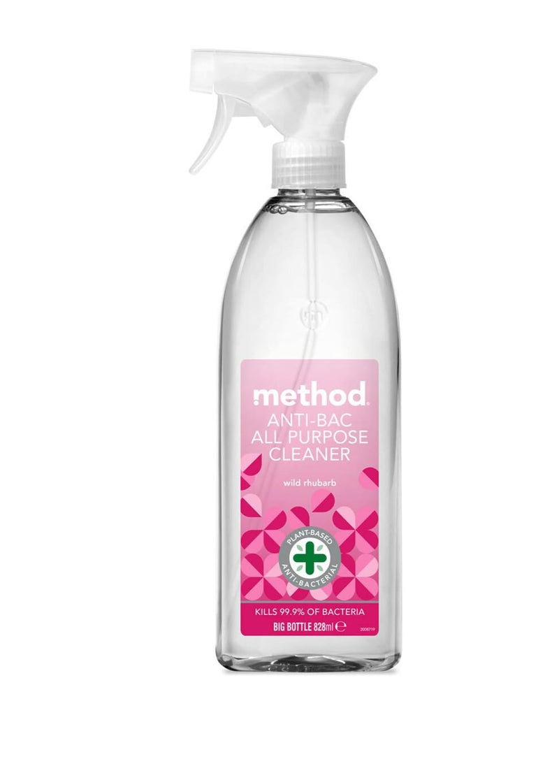 Method - Mixed Pack Spray 828ml Pack Of 3 - (Anti-Bac All Purpose Cleaner, Daily Kitchen Cleaner, Bathroom Surface Cleaner) - Image 1