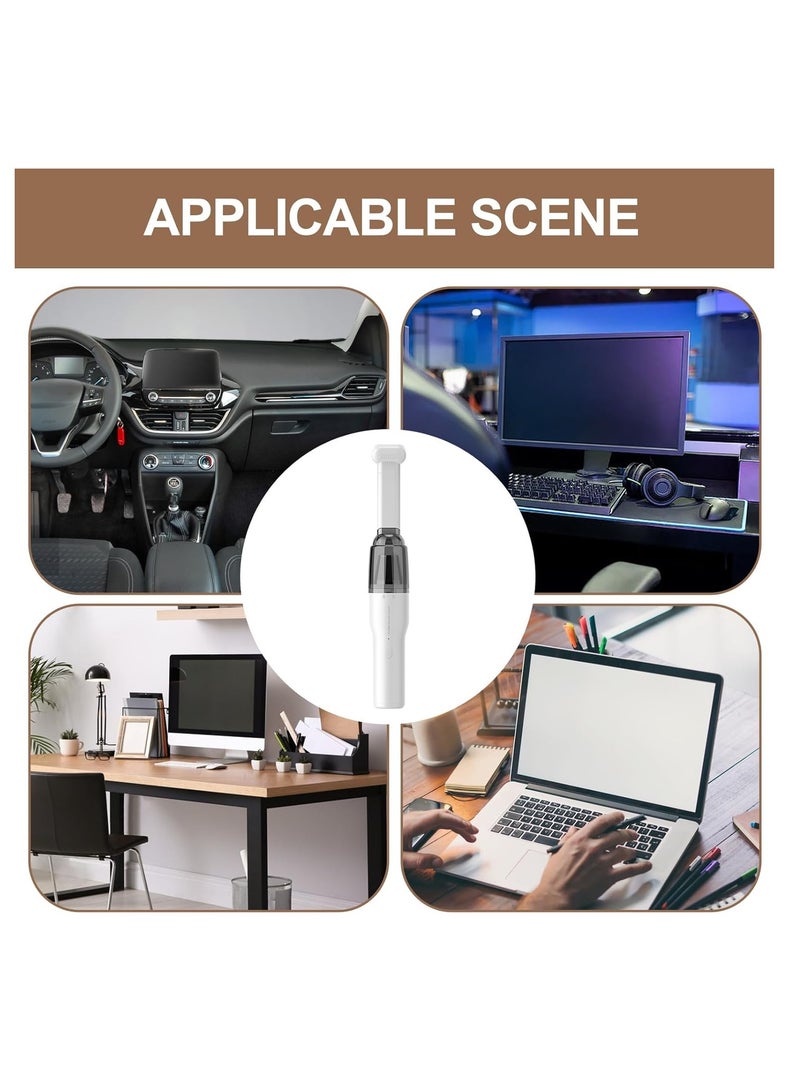 ARNOTEC Portable Car Vacuum Cleaner Air Duster Compact, Low Noise, Type-C Fast Charge Handheld Vacuum for Keyboard, Travel, Boats, Pet  - Image 4
