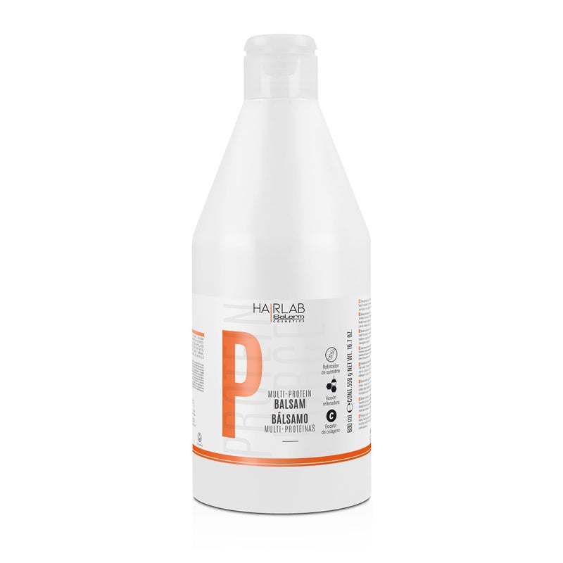 SALERM - Hair Conditioner - Multi-Proteins Hair Lab Balsam - 600 ml - Helps Strengthen and Repair Hair - Adds Volume - Paraben-Free - Image 1